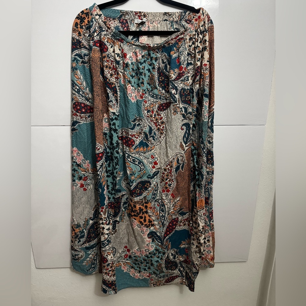 Patrons of Peace Vibrant Floral Patterned Garment